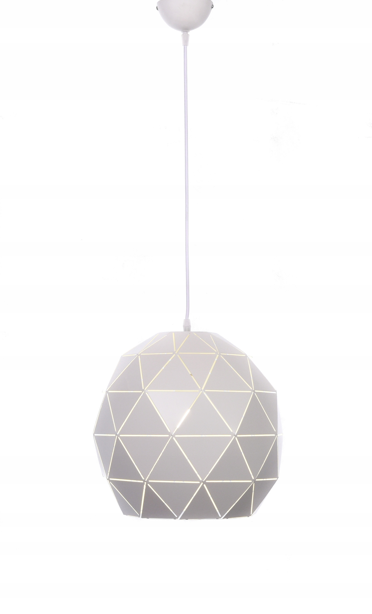 Lampa Wisząca Sufitowa Biała Bokka Lumina Deco