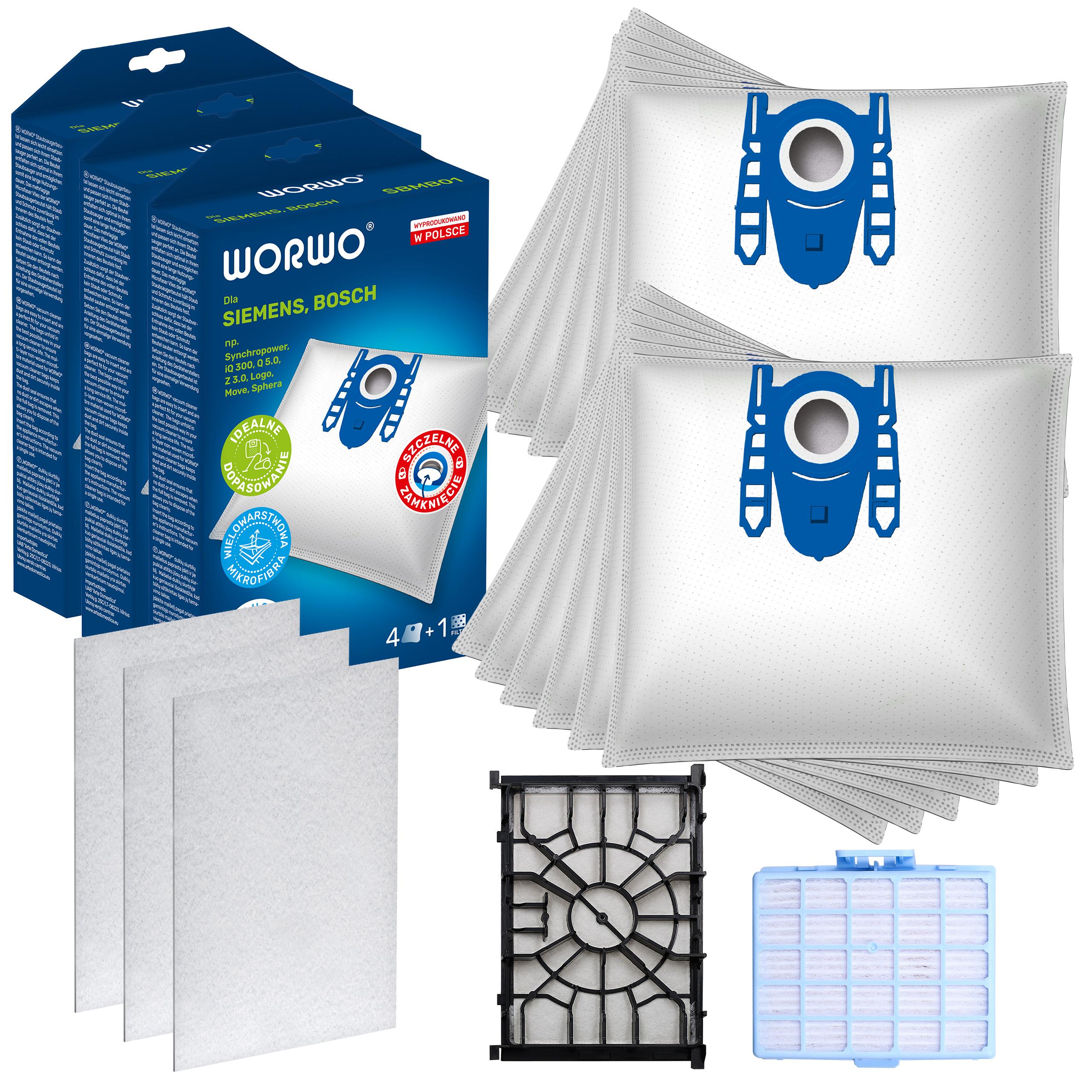 FILTR HEPA +12x WORKI DO BOSCH GL-30 ProPower 2.0