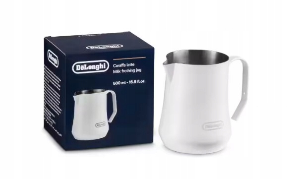 Delonghi Dzbanek stalowy biały 500 ml DLSC081