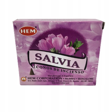 

Indyjskie Kadzidła Stożkowe Sage