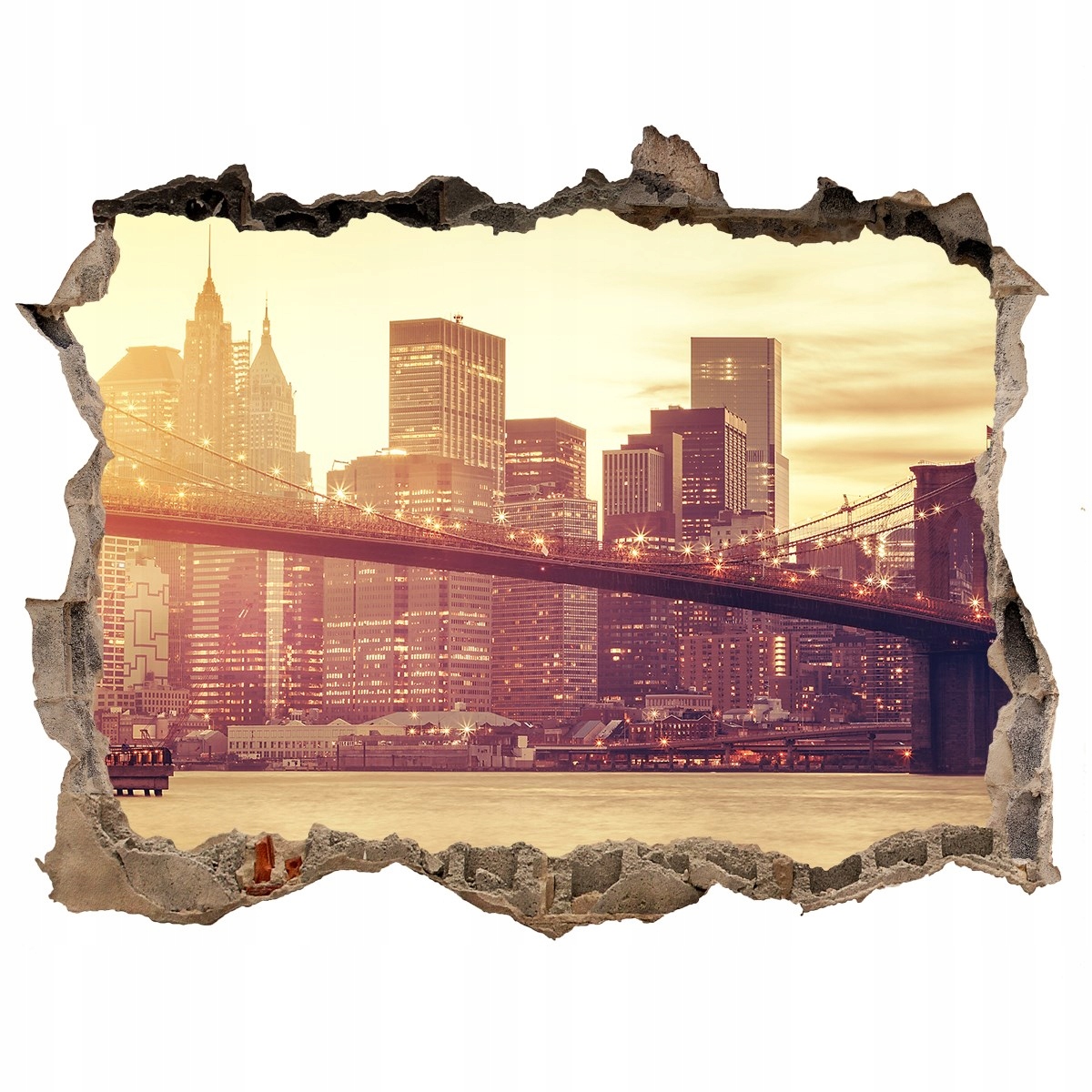

Fototapeta dziura na ścianę Manhattan Nowy Jork