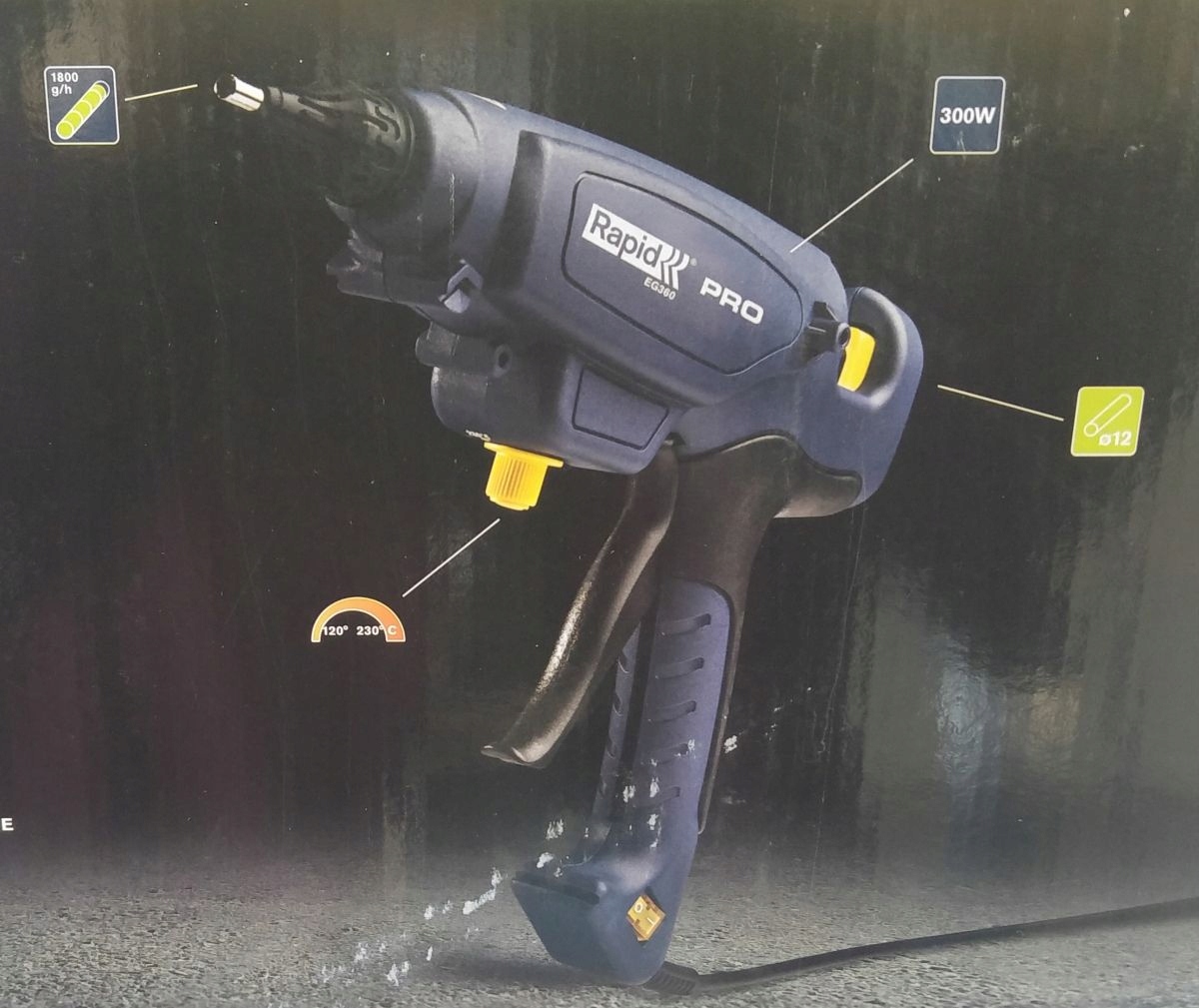 Pistolet do kleju na gorąco RAPID PRO EG360 Kod producenta 5000328