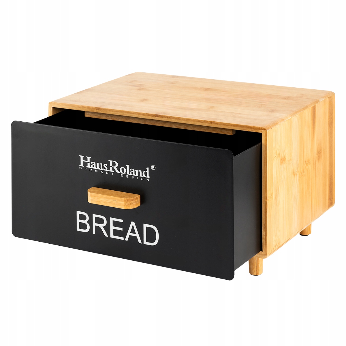 CHLEBAK STALOWY POJEMNIK NA CHLEB BIAŁY/CZARNY ZESTAW POJEMNIKI + SZCZYPCE Materiał metal