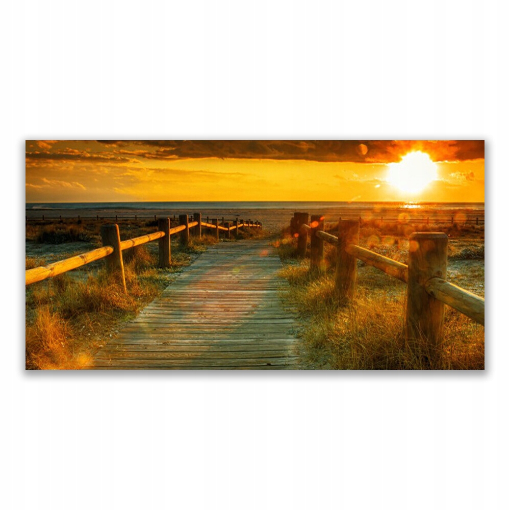 

Obraz akrylowy 140x70 Zachód Słońca Architektura