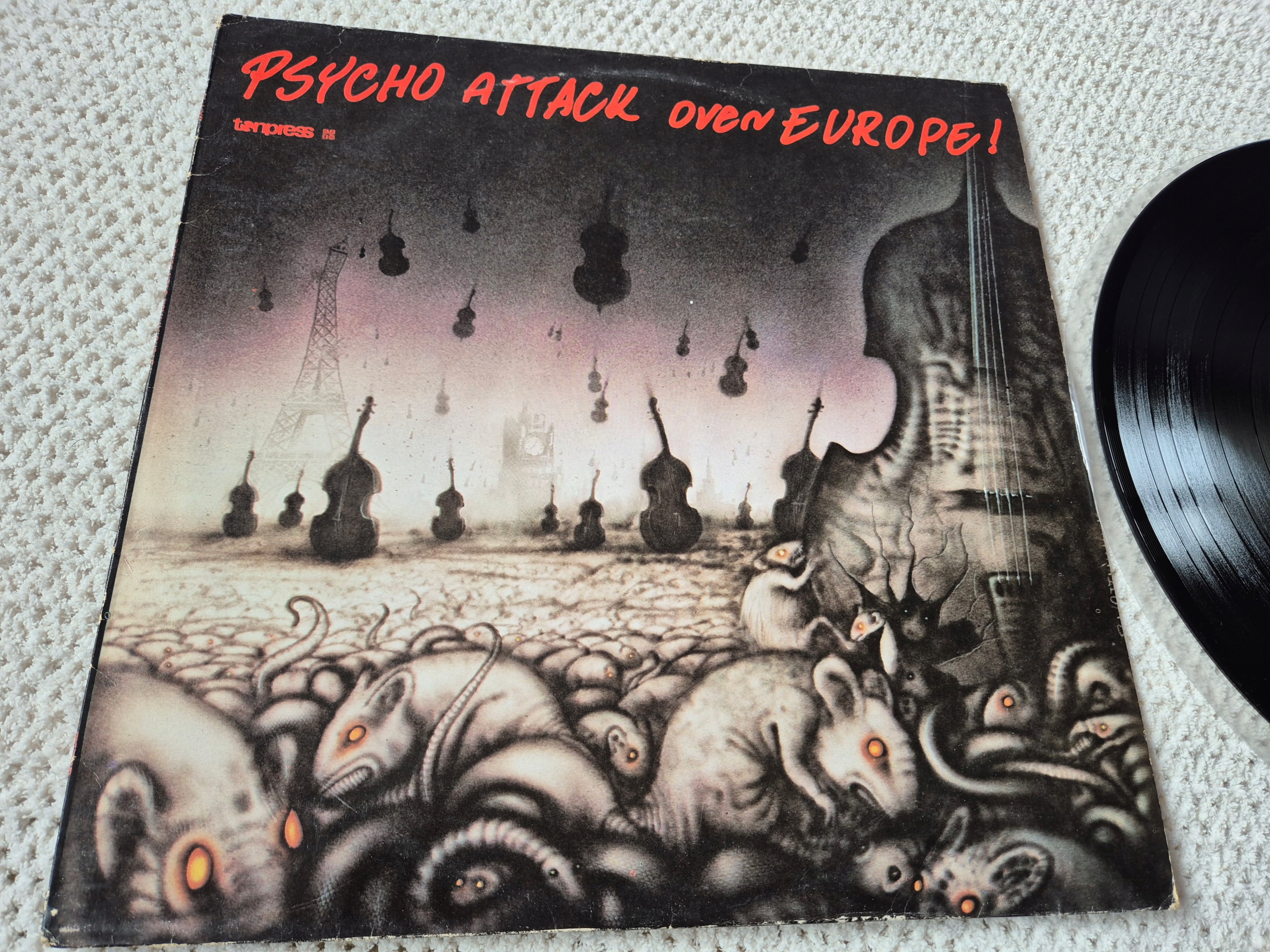 PSYCHO ATTACK over EUROPE!LPレコード 2枚セット Psycho Attack