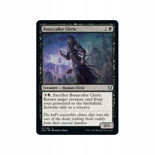 MTG 2x Bonecaller Cleric (Uncommon)