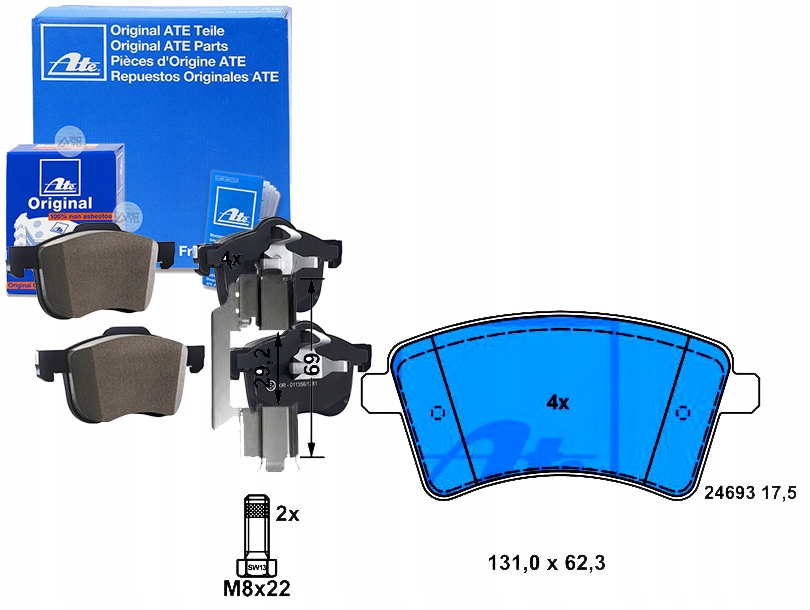 Brzdové Destičky Renault Přední Kangoo 08- Z Bdělosti