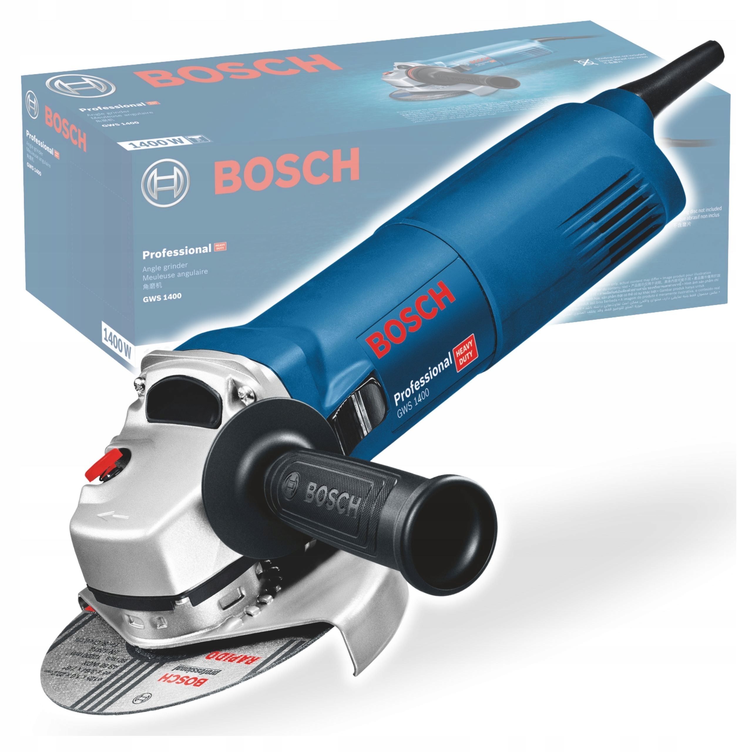 Bosch Professional Gws 1400 Szlifierka kątowa 125mm 1400W 0601824806