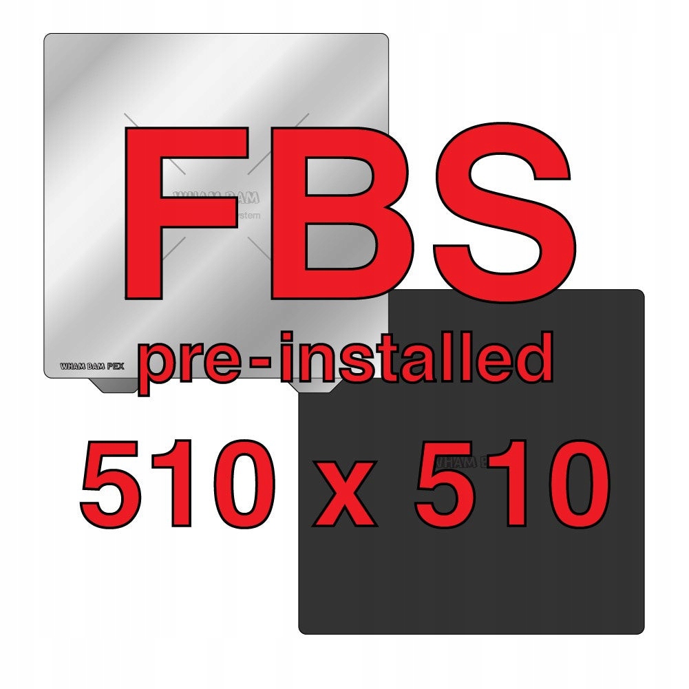 Wham Bam Pi Fbs adhézna podložka 510 mm x 510 mm