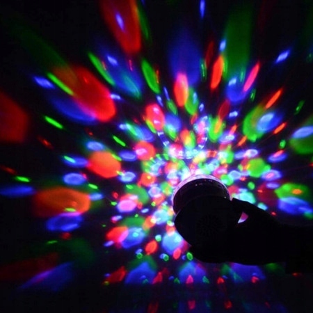 PROJEKTOR DYSKOTEKOWY KULA DISCO REFLEKTOR LED RGB Marka Inna