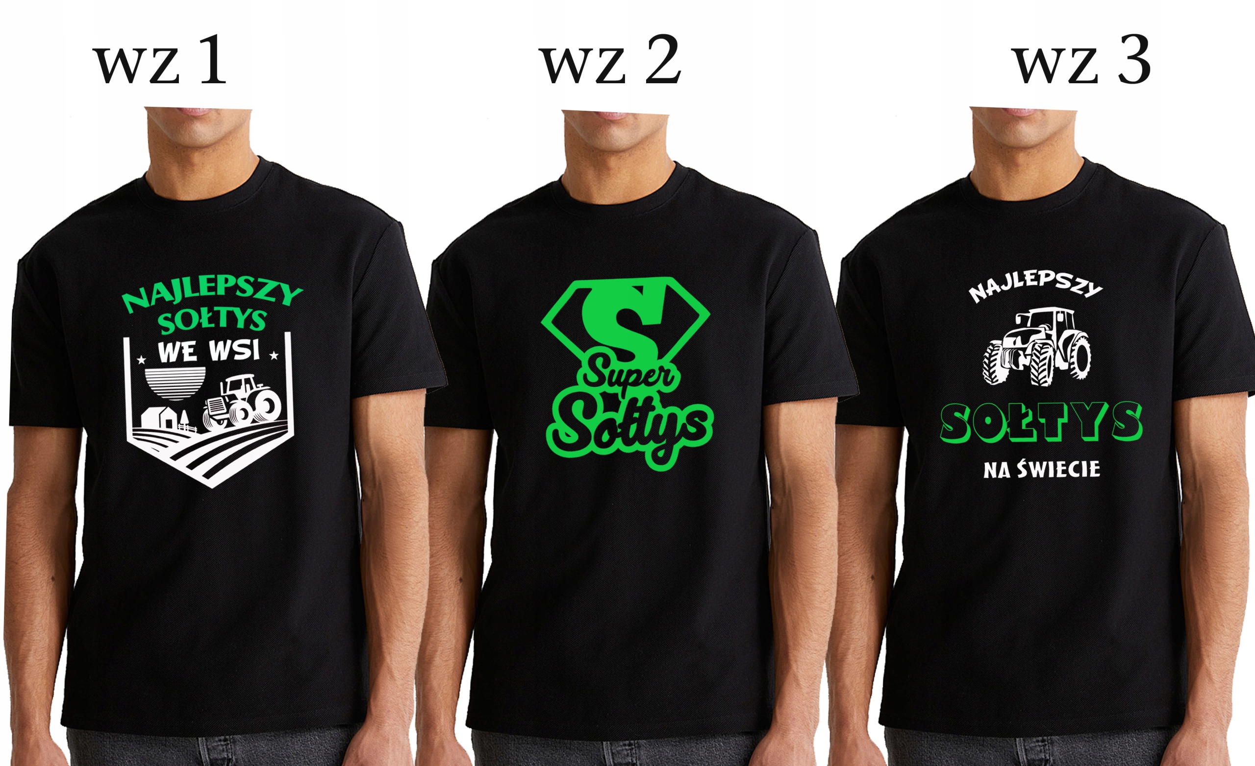 KOSZULKA SOŁTYS PREZENT DLA SOŁTYSA DZIEŃ SOŁTYSA Dekolt okrągły