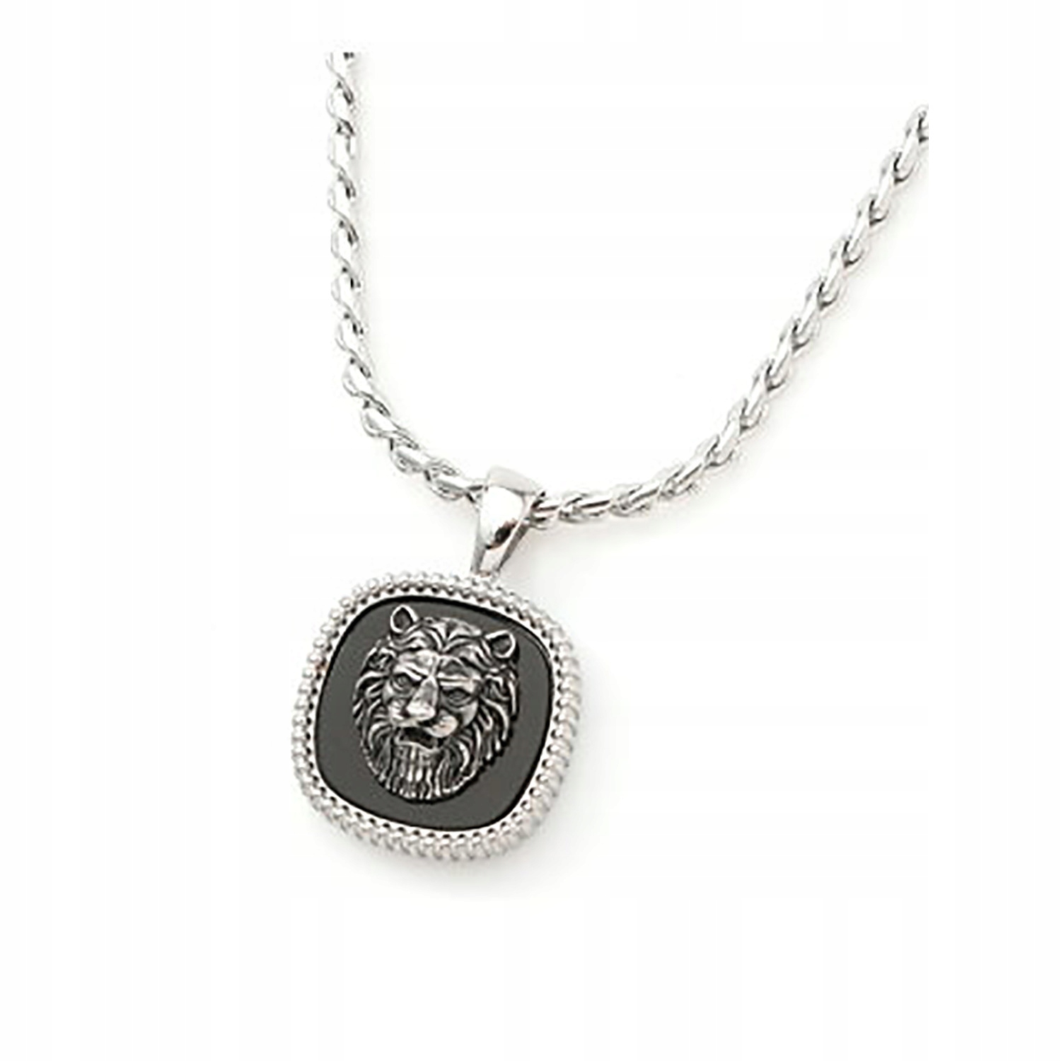 Dámský stříbrný náhrdelník Guess lev 53 cm