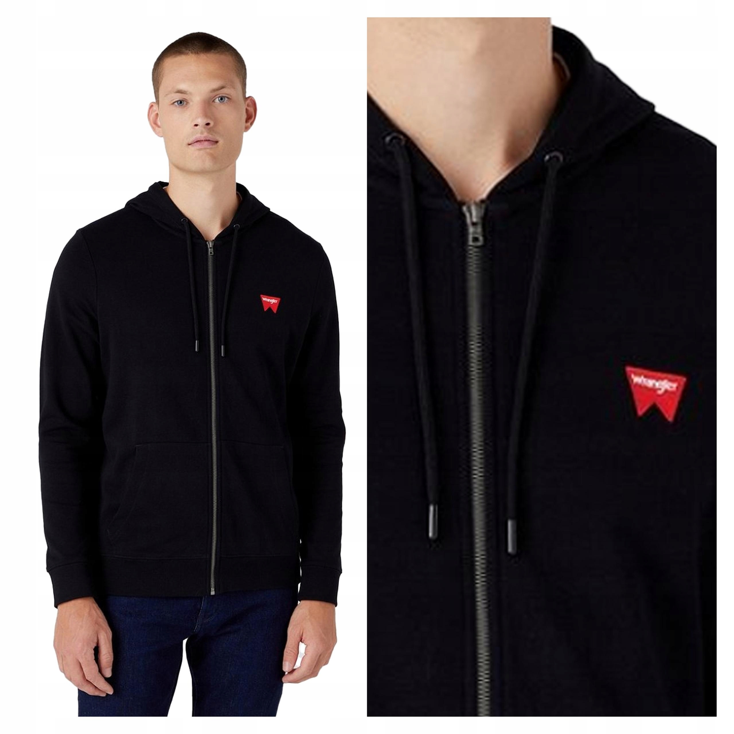 Pánská mikina bez zapínání Wrangler Zip Thru Hoodie M