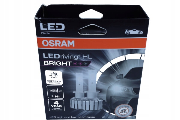 Osram Žiarovka Ledriving Hl Bringht H1 13W P14.5S 12V 2 Ks (nie Je Ece)