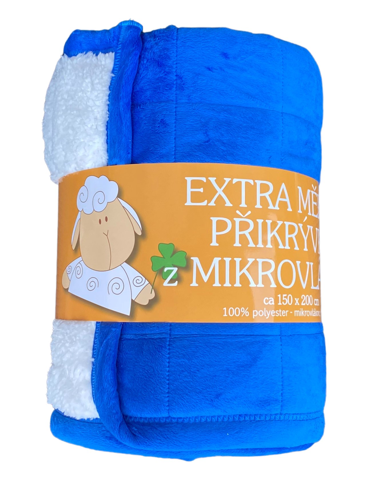 Svitap Deka mikrovlákno Ovce prošev modrá 150x200 cm