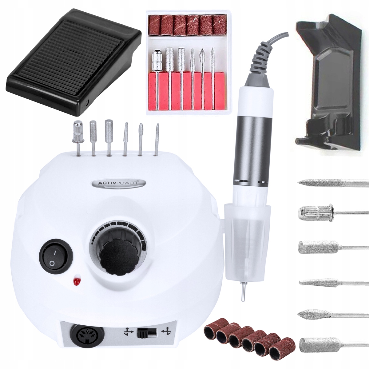 

Frezarka do paznokci manicure pedicure 65W frezy