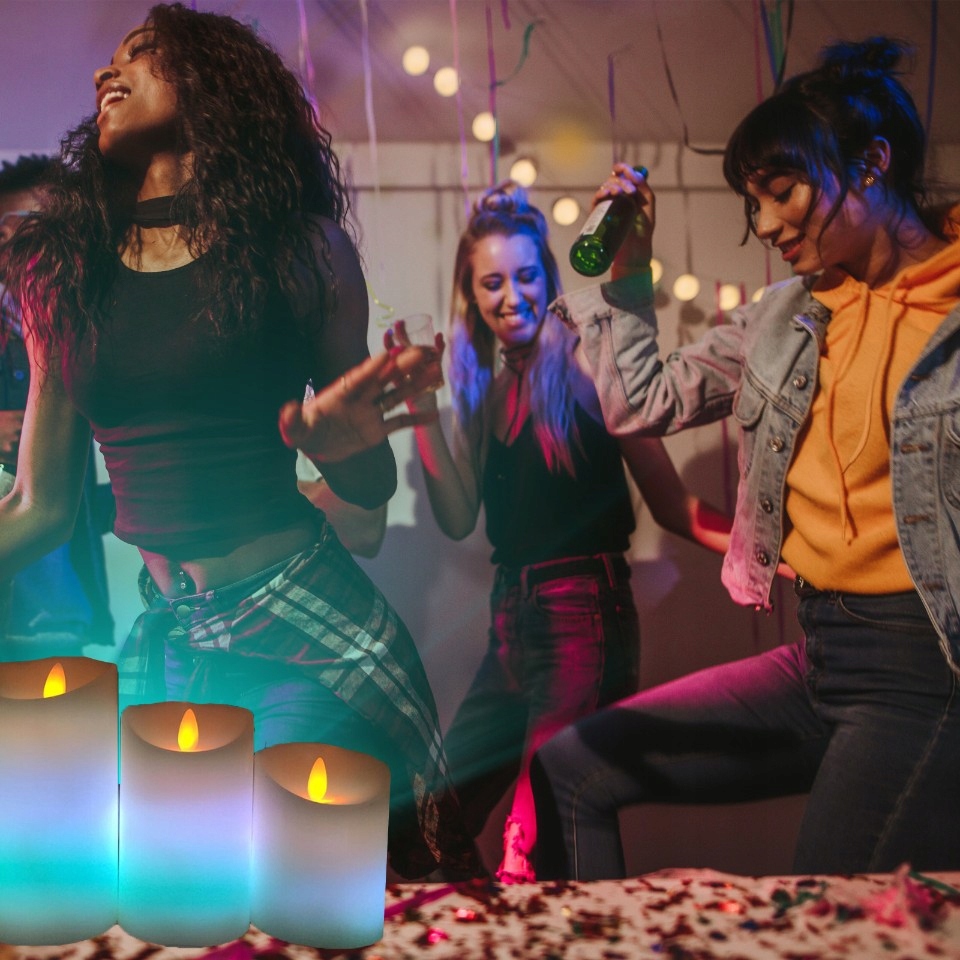 ŚWIECE LED RGB KOLOROWE ŚWIECZKI NA PILOT ZESTAW Nazwa zapachu producenta retoo