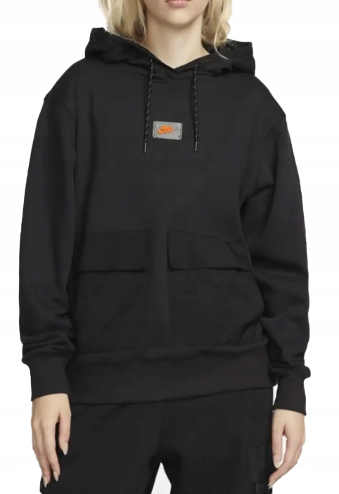 Dámská Mikina S Kapucí Nike Sportswear Oversized Fit DX2324-010 M