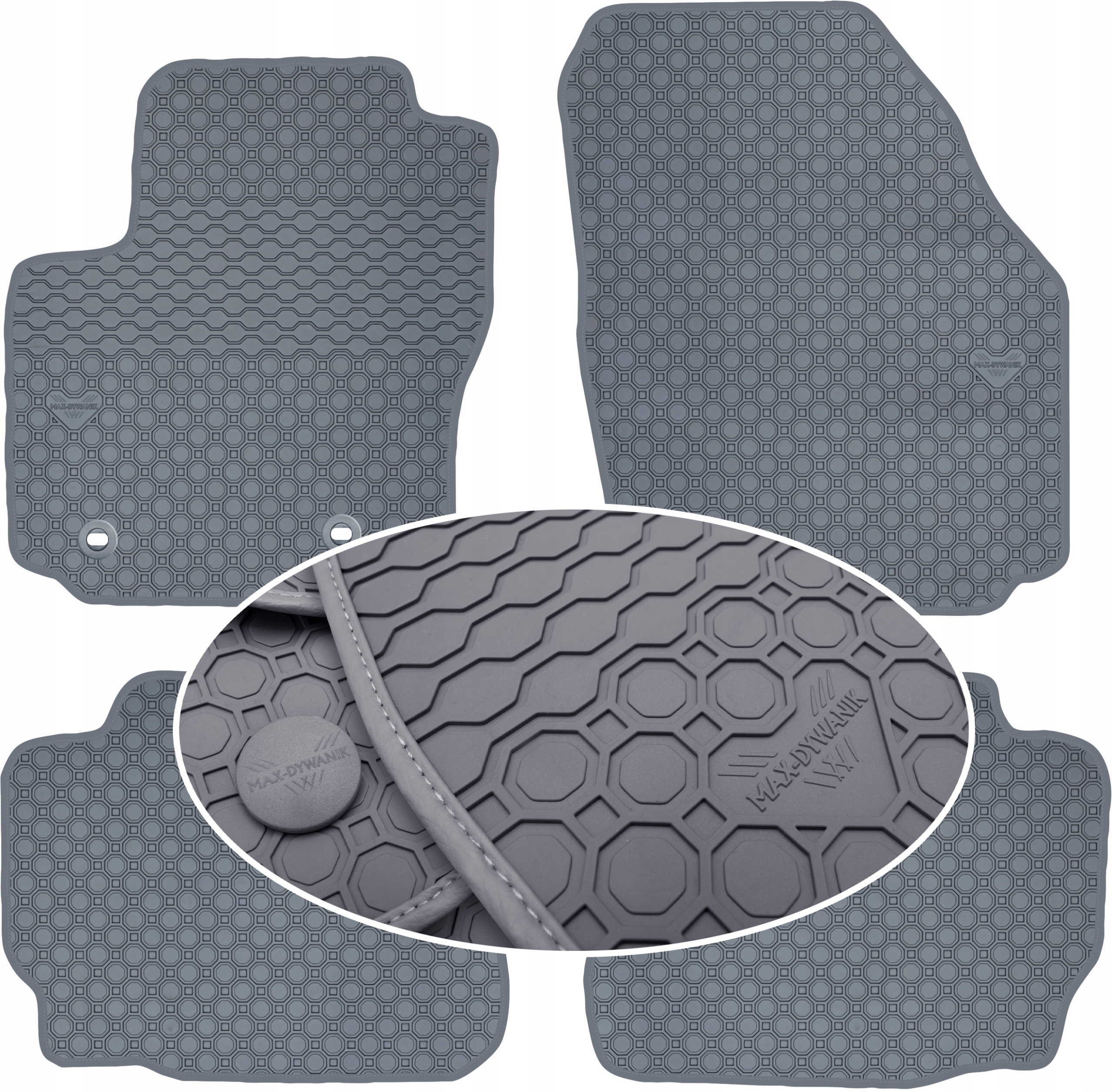 Ford Mondeo MK4 2007-2012 Koberce Šedé