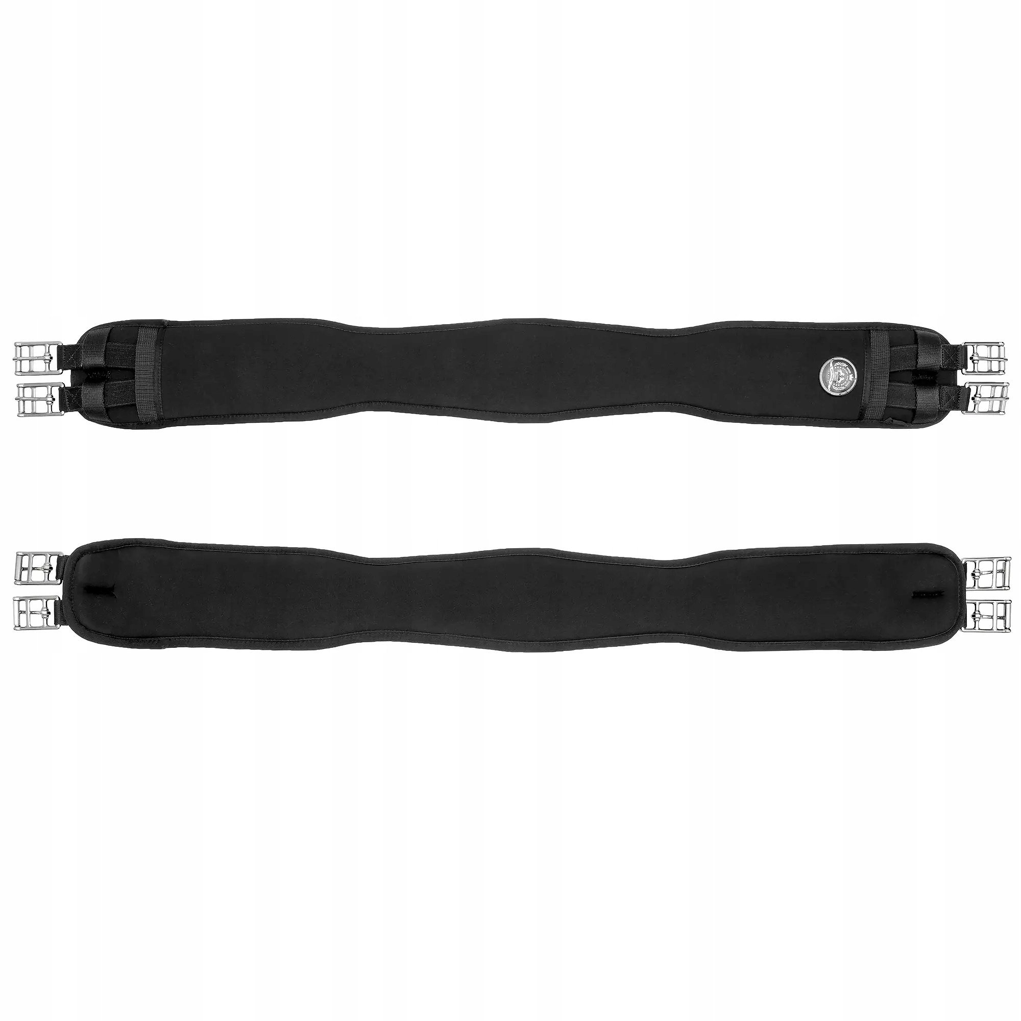 Popręg dla konia Start MemoryFoam anatomiczny z gumami czarny 145 Vs