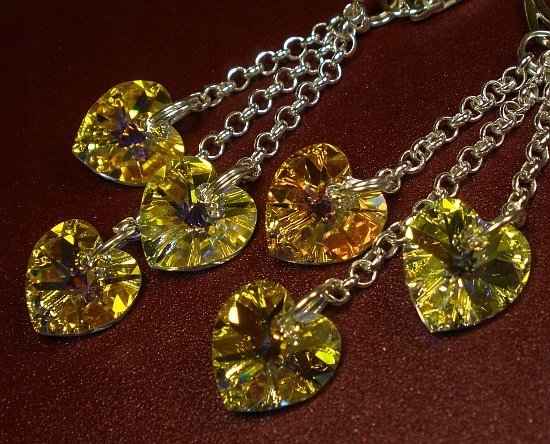 Dlouhé krystaly Náušnice Stříbro Ab Certifikát