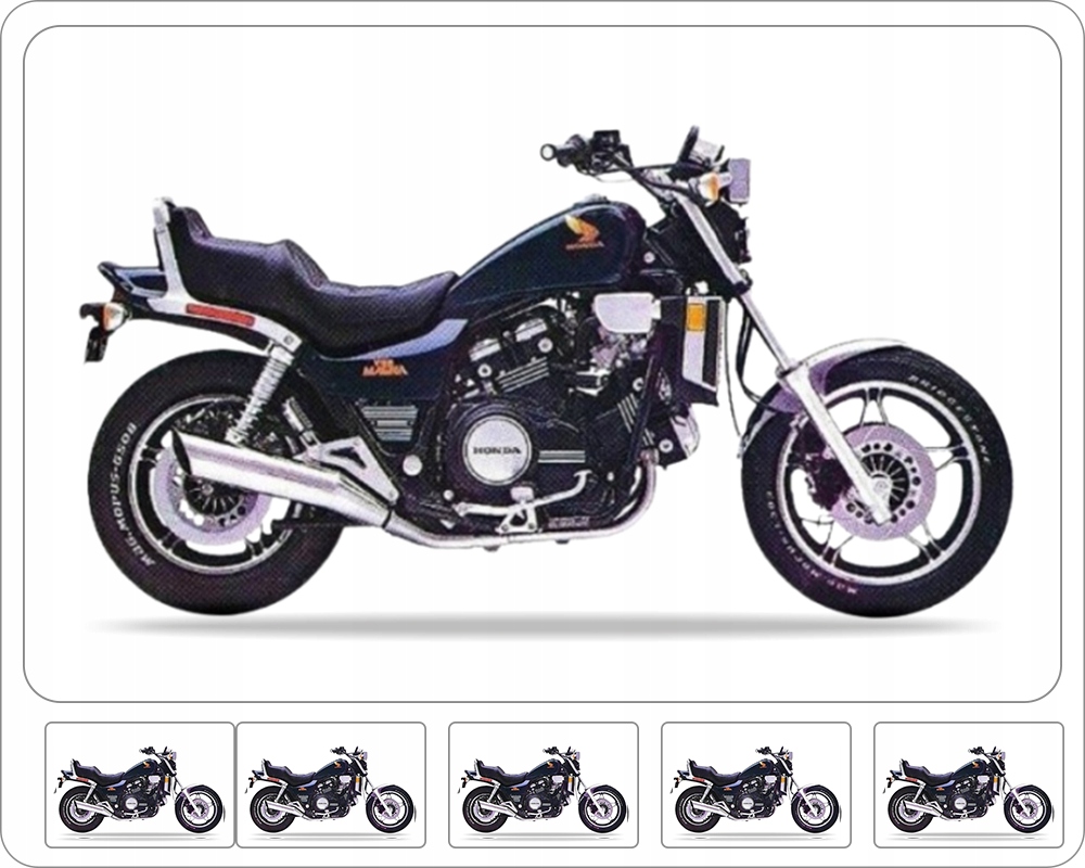 Samolepky Juula Pro Honda Vf 1100 C V65 Magna 1986 Modré PB123