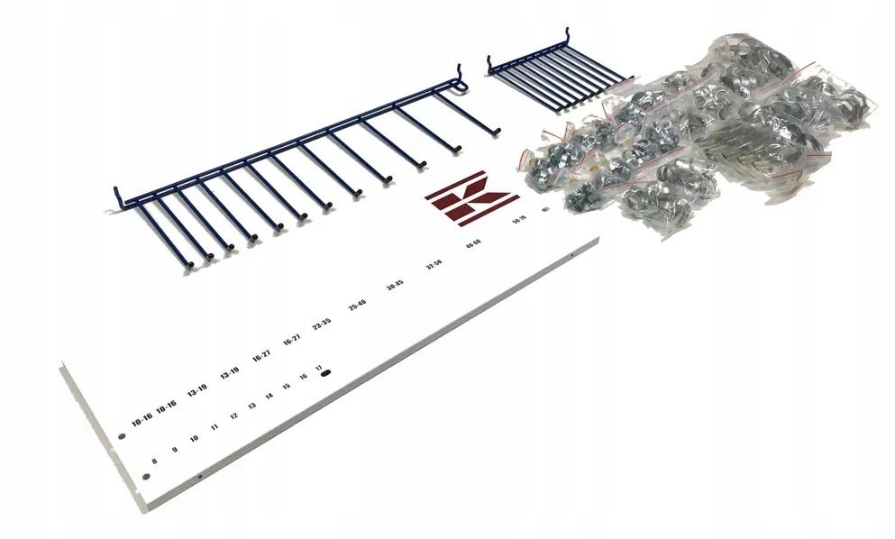 ZESTAW OPASEK ŚLIMAKOWYCH 220szt. + WIESZAK KRAMP Szerokość 9 mm