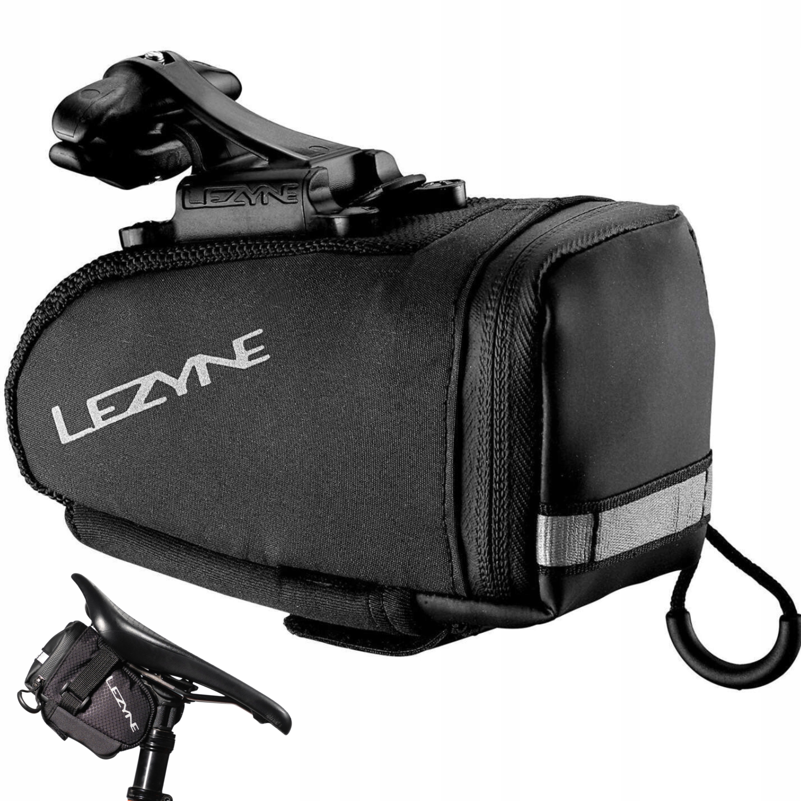 Torba podsiodłowa Lezyne M Caddy Qr 0,4L Quick Release Praktyczna odblask