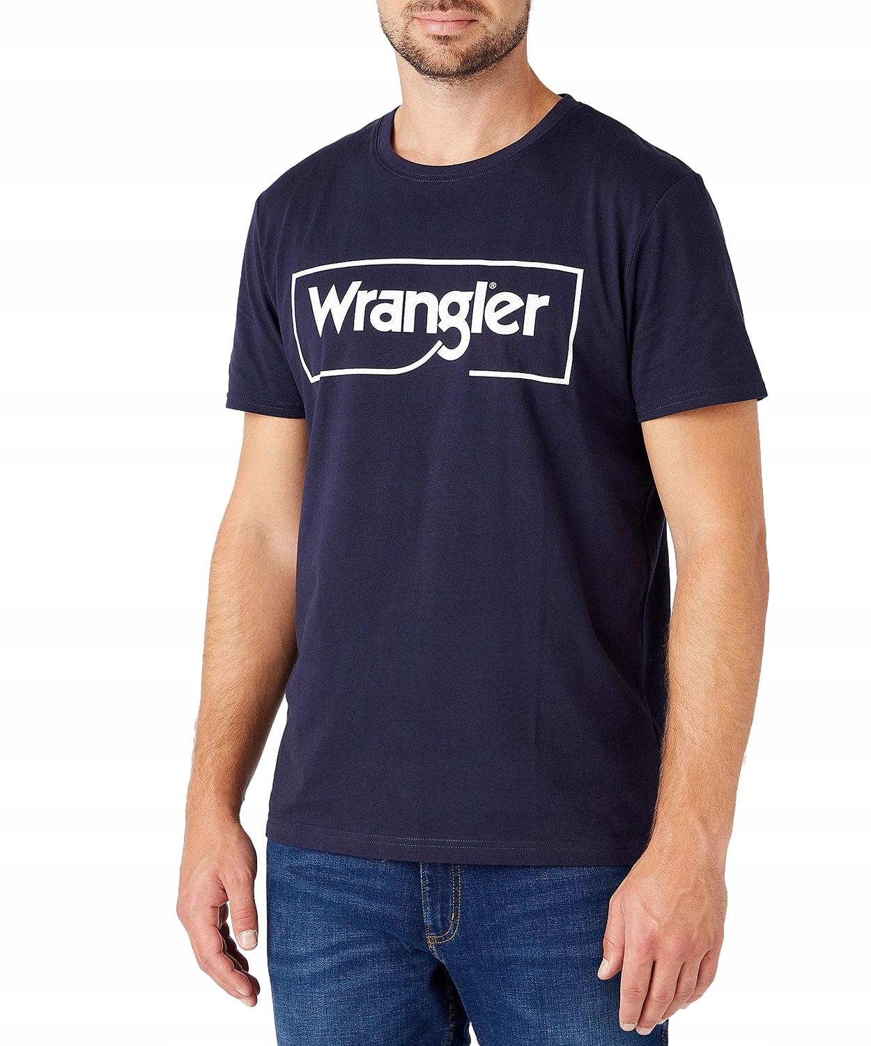 

T-shirt Wrangler Frame Logo Tee W7H3D3114 Navy 3XL