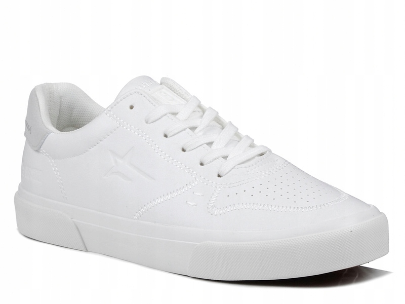 Buty męskie sportowe całe białe Big Star RR174332 sneakersy sznurowane 43