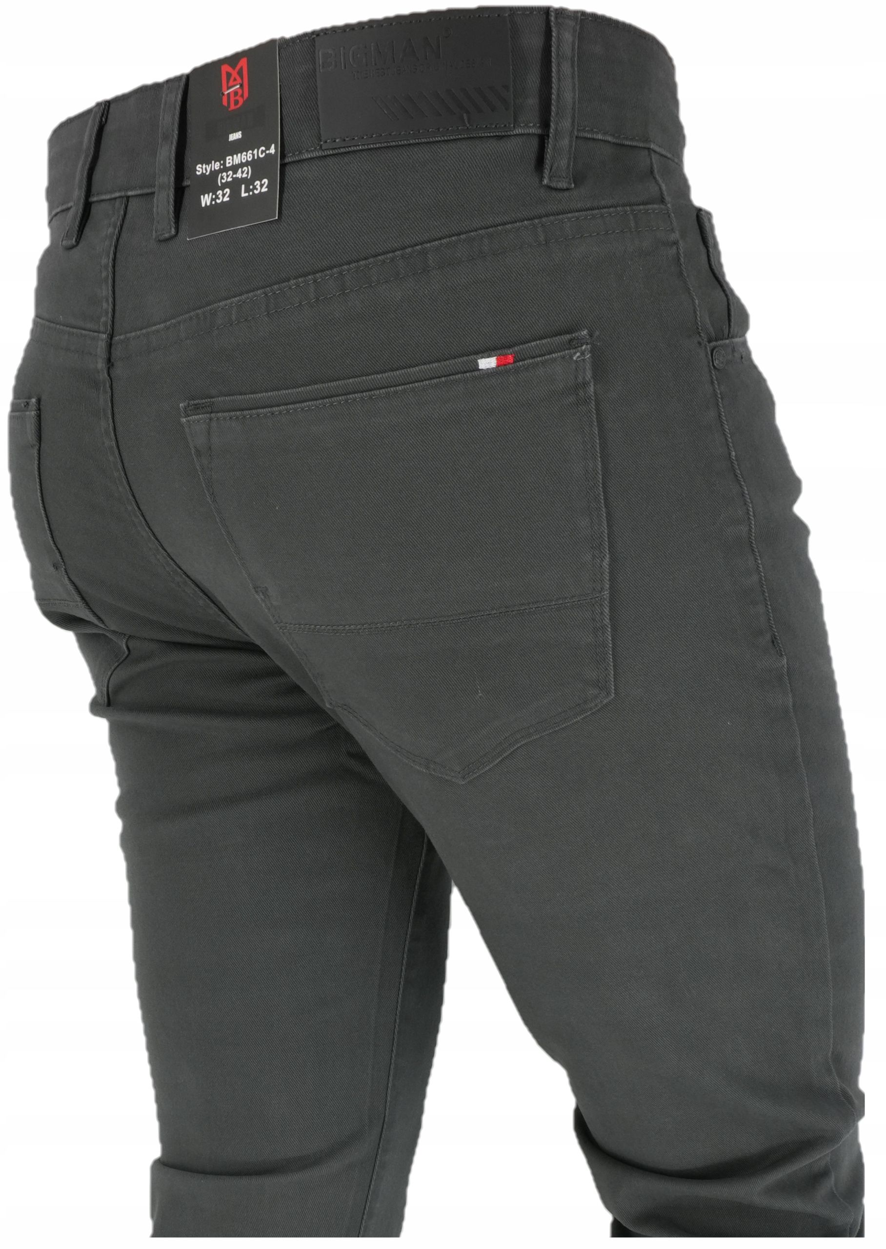 Spodnie Bawełniane 661C Szare L32 W35