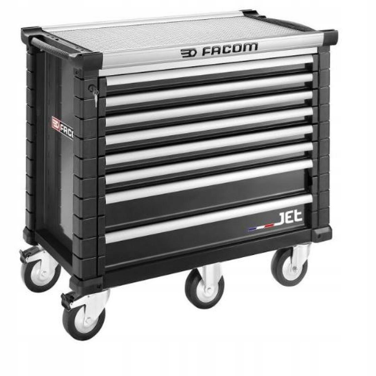 JET.8NM5A WÓZEK JET CZARNY 8 SZUFLAD NA 5 MODUŁÓW FACOM
