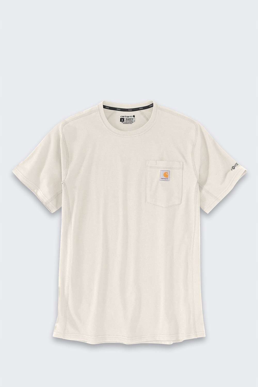 Carhartt Tričko Force Mid Pocket Malt XXL Pánské FastDry Upf 25+ Béžová