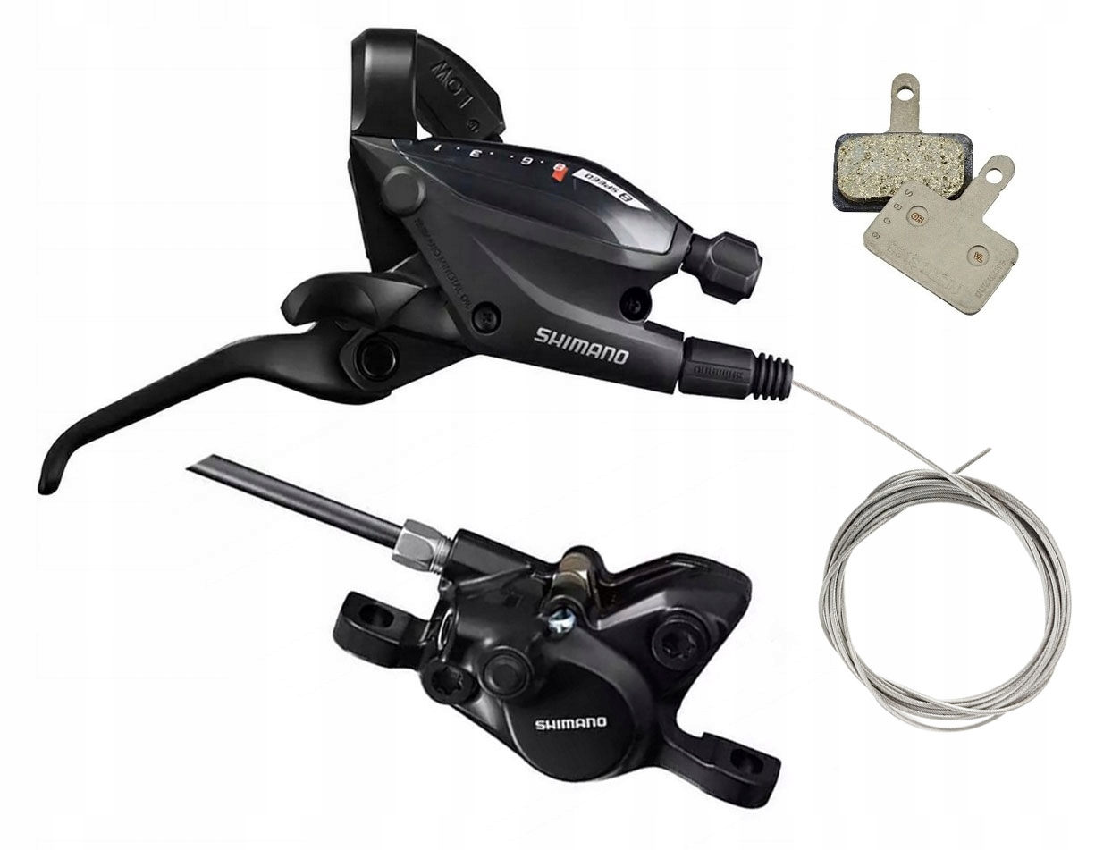 Klamkomanetka Shimano EF505 MT200 Tył 8rz 1600mm