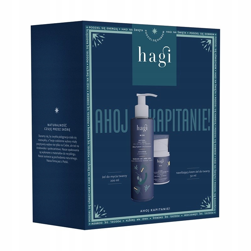 Hagi Ahoy Captain! Čisticí gel Gel 200 Ml Hydratační krémový Gel 50ml