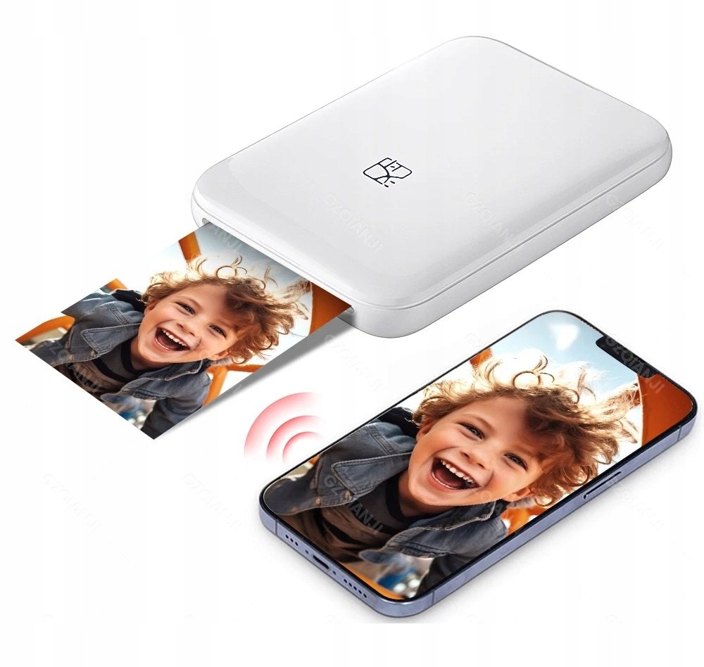Zestaw Przenośna Drukarka Kolorowa Laserowa Mobilna Do Zdjęć Bt Papier