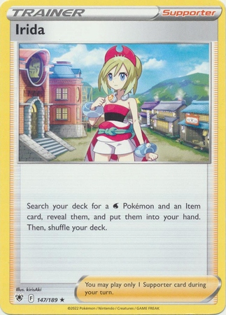 

Irida 147/189 Rare non-holo Pokemon