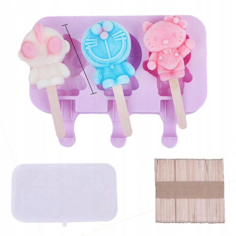 

Zestaw Foremek Do Lodów Lody Na Patyku 3 Elementów