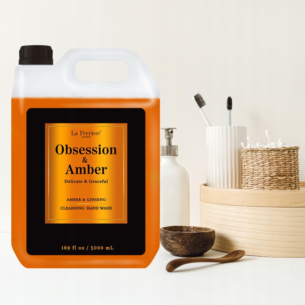La Perriere Obsession & Amber Tekuté Mýdlo Na Ruce Gel S Ženšenem 5 L