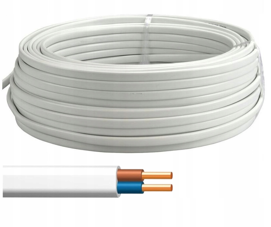 Przewód Płaski elektryczny instalacyjny YDYp 2x2,5 450/750 Eltrim 25m