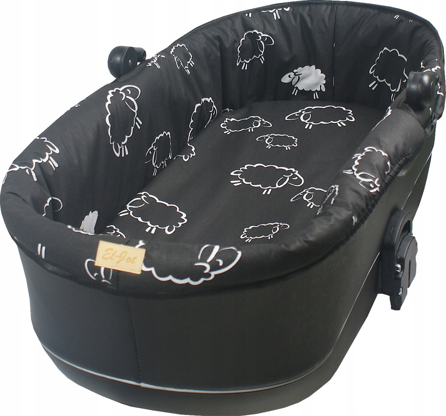 USZTYWNIONA WKŁADKA OCHRANIACZ+MATERACYK DO GONDOLI WÓZKA Z BUDKĄ NA ZAMEK