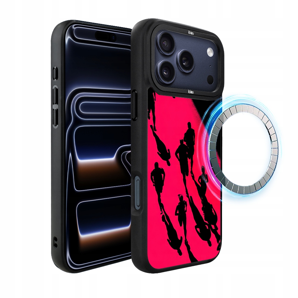 Matný Pouzdro Ibizu DropGuard s MagSafe pro iPhone 17 Pro, #Move, Night Marathon