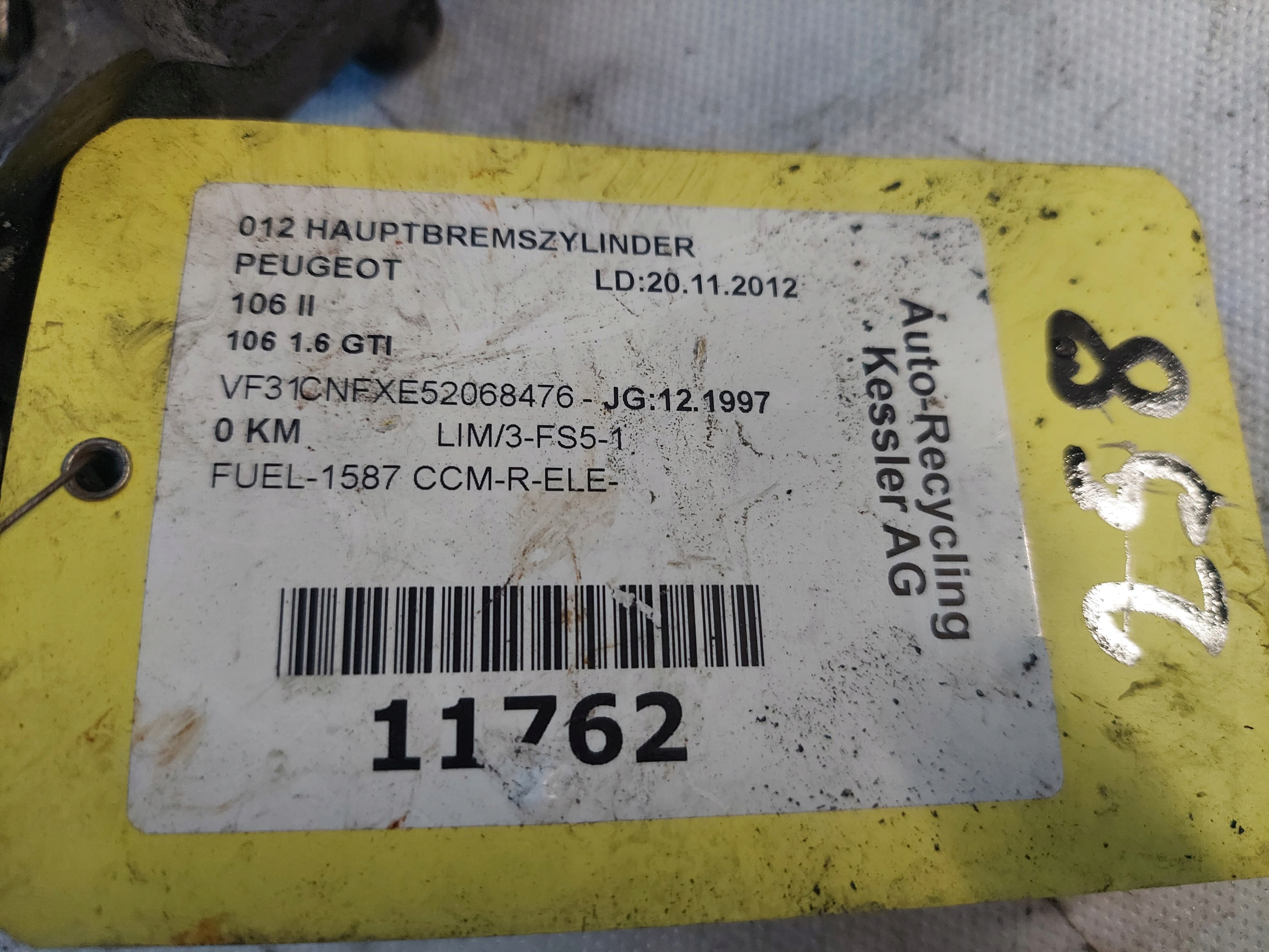 Servofreno PEUGEOT 106 1.6 GTI BOSCH