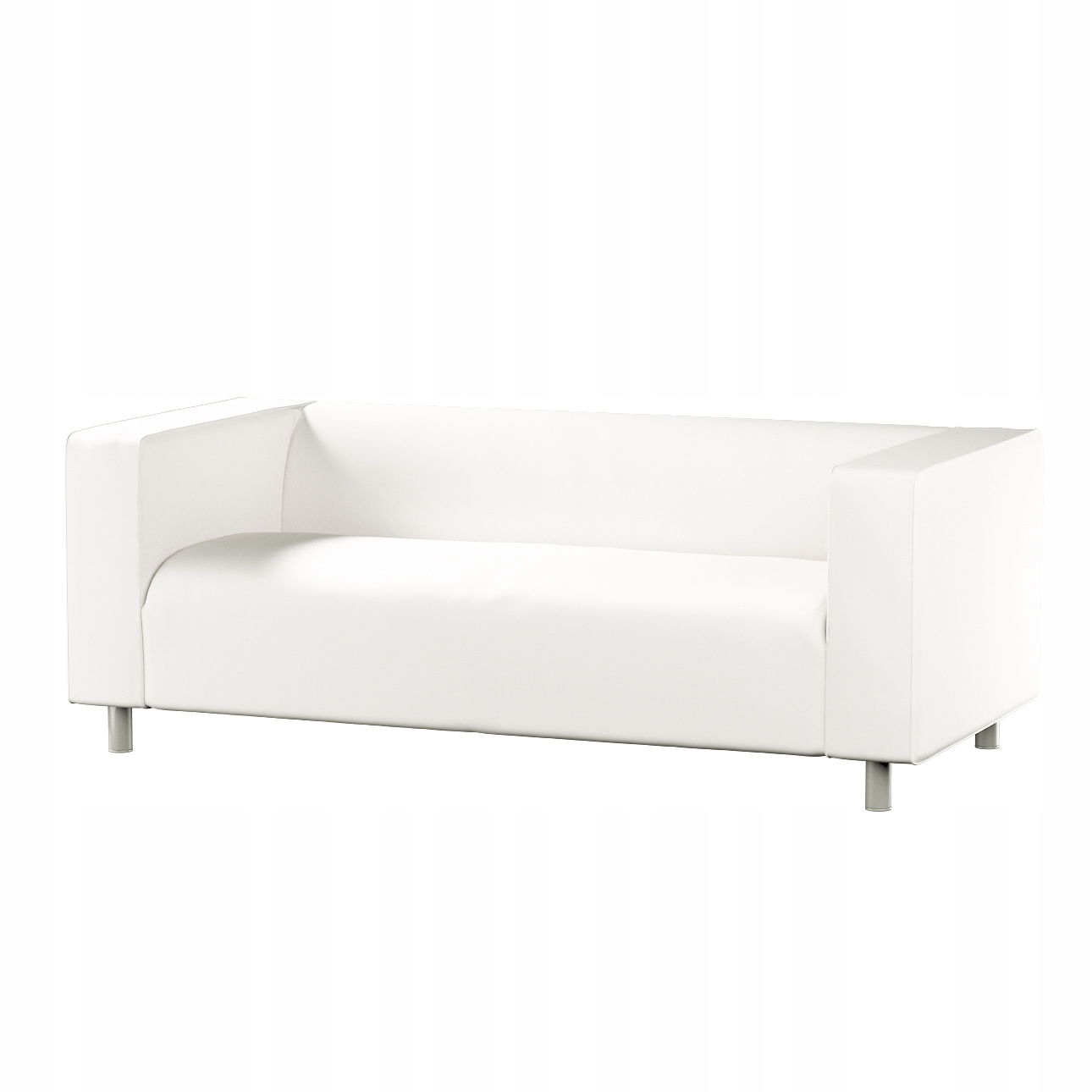 Dekoria potah na 2-místnou pohovku Klippan Ikea, bílý