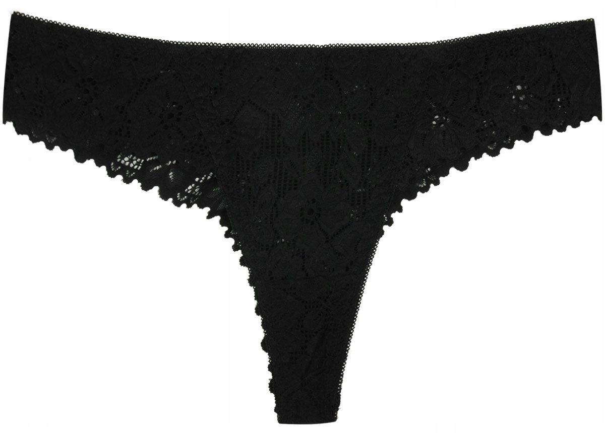 6x STRINGI DAMSKIE BAWEŁNIANE KORONKA Mia2 L Materiał dominujący bawełna