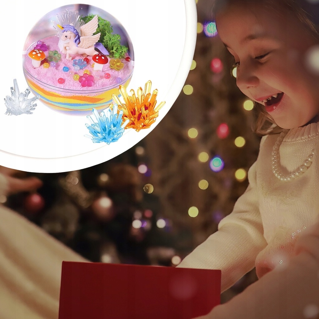 KŪRYBINIS RINKINYS „PASIDARYK PATS“ LED LEMPUTĖS KRISTALINIAM TERARIUMUI VIENARAGIUI KŪRTI Medžiaga: plastikas