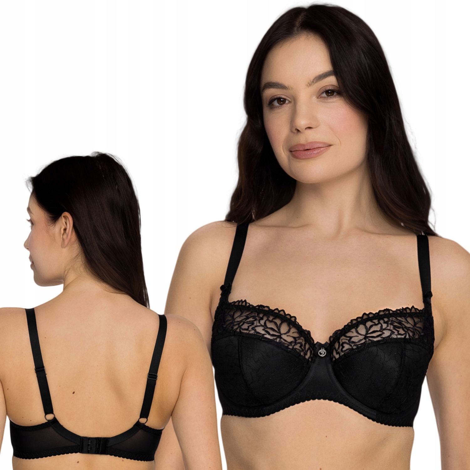 Gaia 899 Goldie černá 3 70J Polovyztužená podprsenka