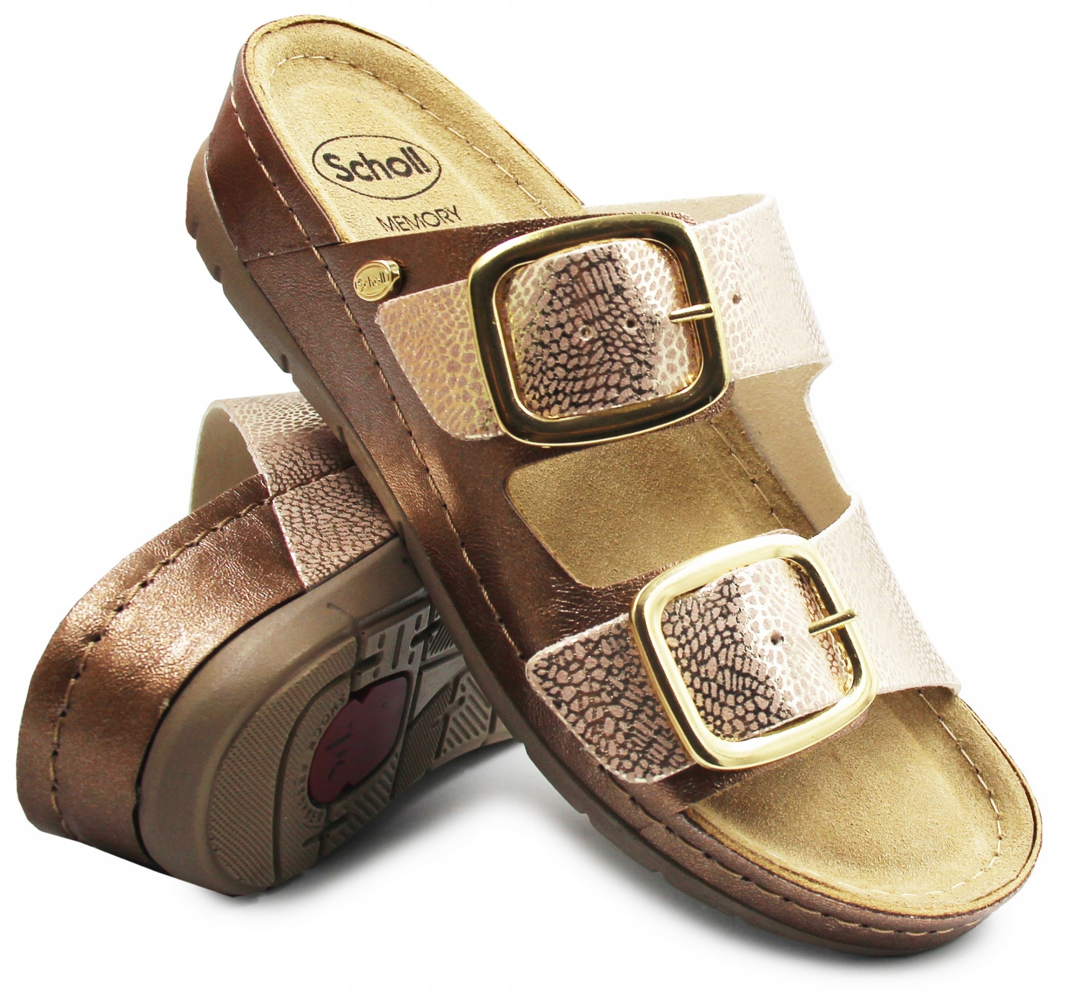 Dámské Nazouváky na léto Scholl Aberdeen Med 37