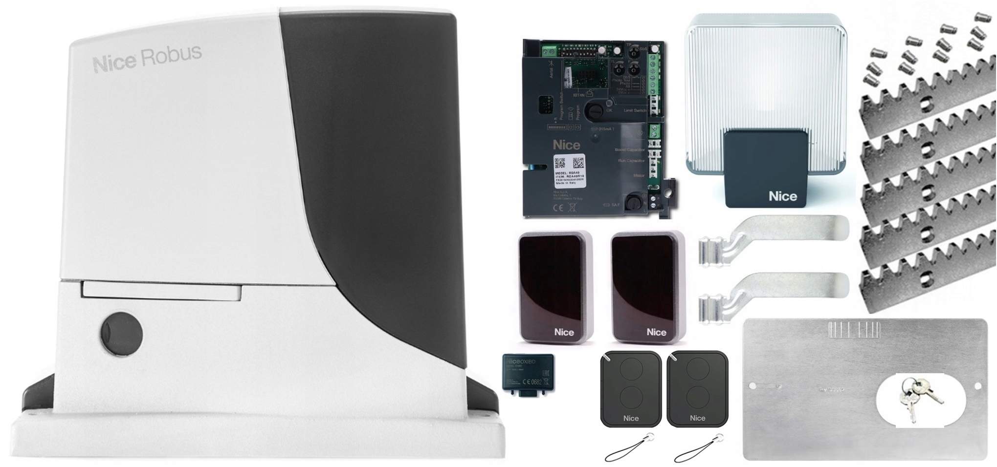 Pohon pro posuvné brány Nice Robus 600