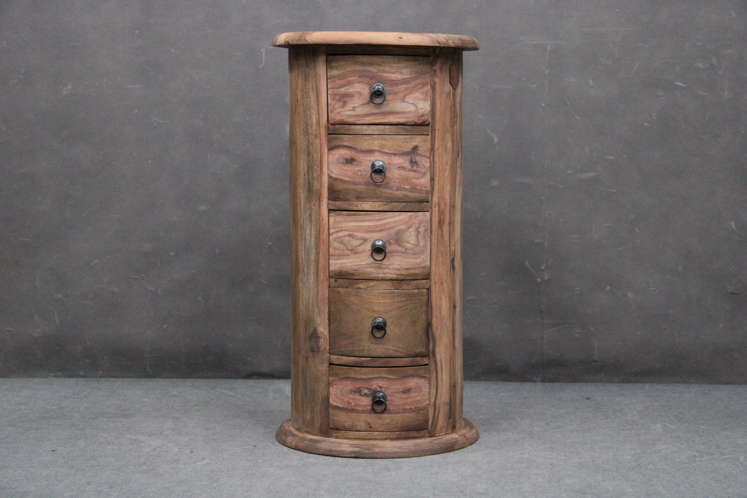 Komoda Drewniana Palisander Stolik Okrągły LEEDS Kolor mebla inny kolor